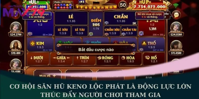 Cơ hội săn hũ keno Lộc Phát